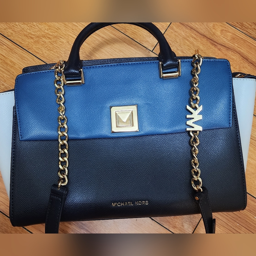 Michael Kors color block handbag